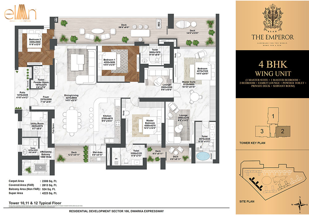 Elan Emperor Floor Plan