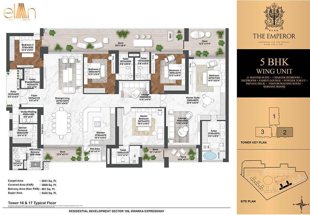 Elan Emperor Floor Plan