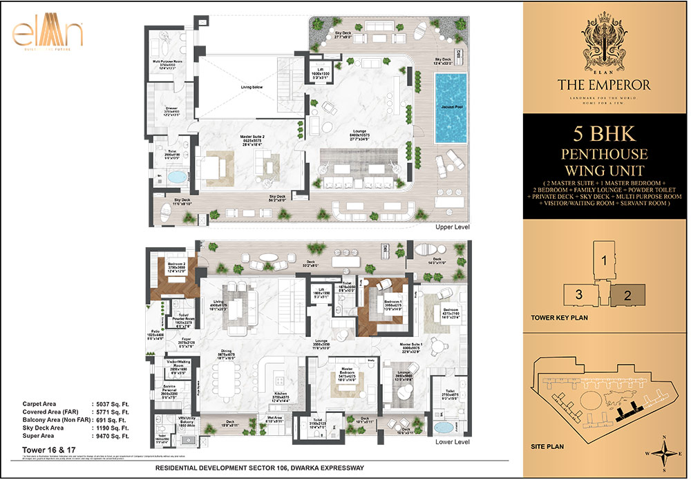 Elan Emperor Floor Plan