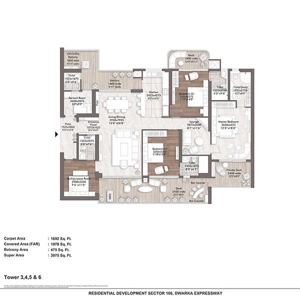 Elan Presidential Floor Plans