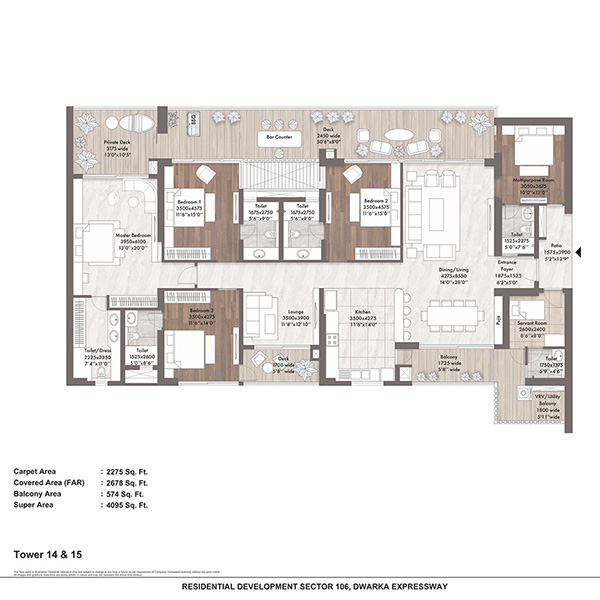 Elan Presidential Floor Plans