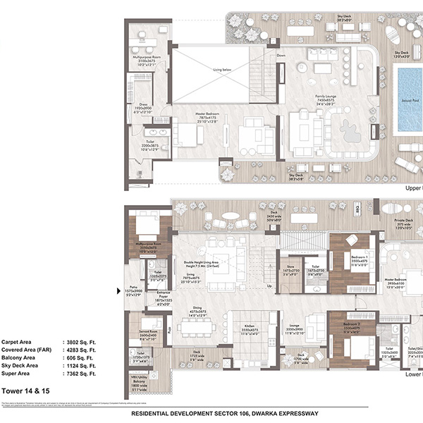 Elan Presidential Floor Plans