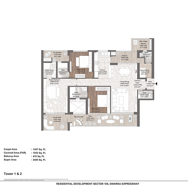 Elan Presidential Floor Plans