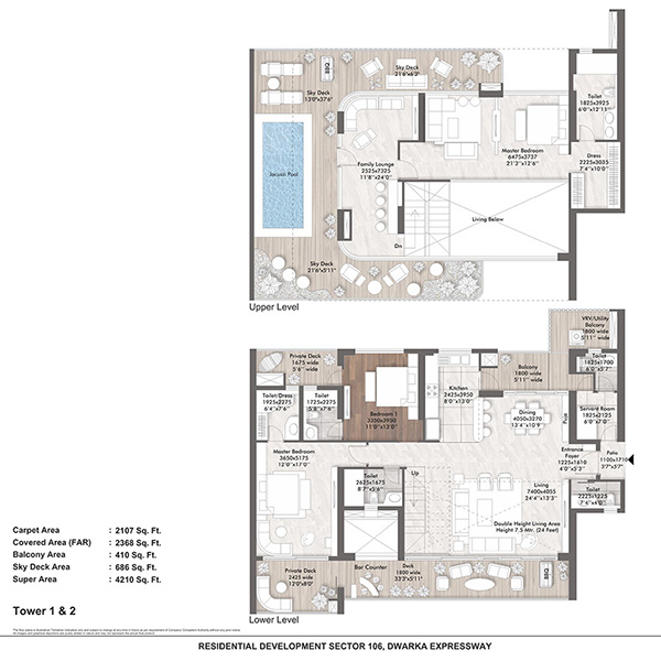 Elan Presidential Floor Plans
