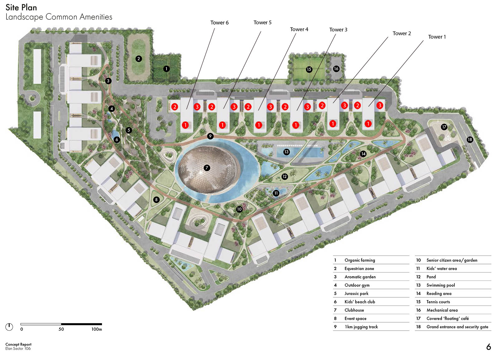 Master Plan of Elan Presidential