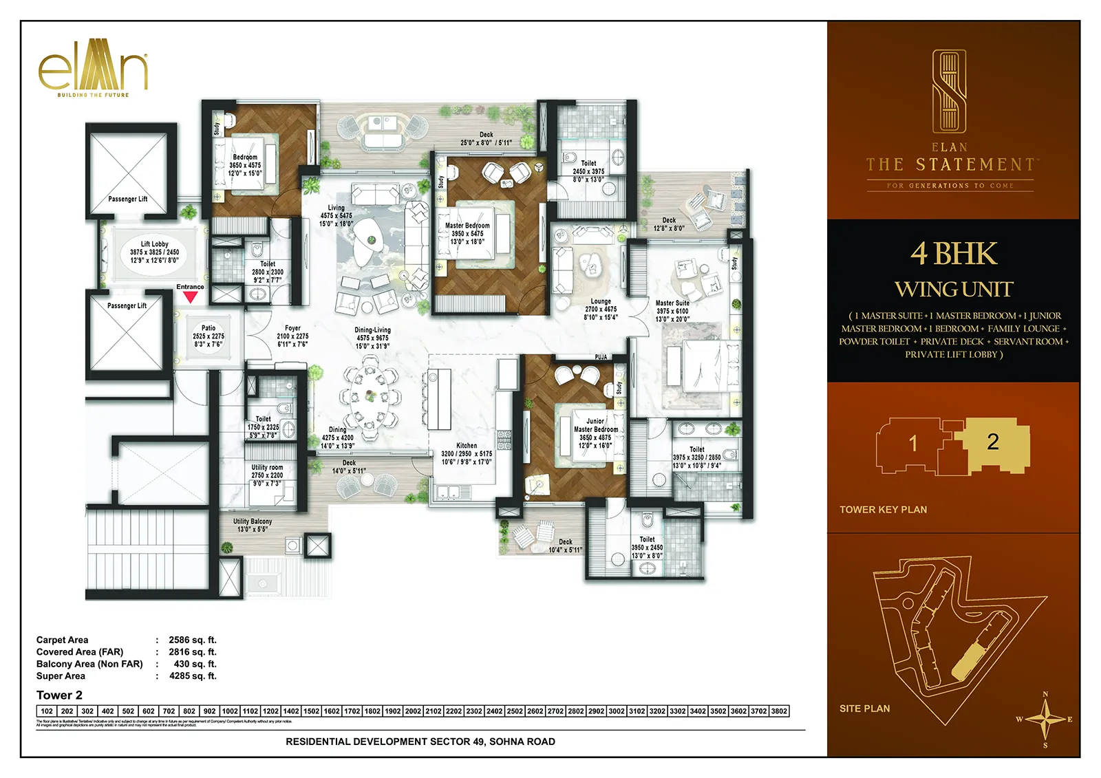 Elan Statement Floor Plan