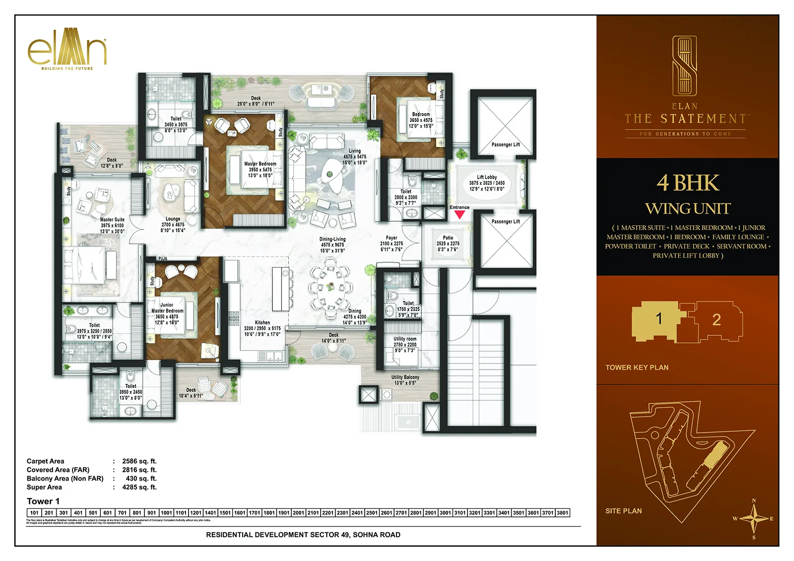 Elan Statement Floor Plan