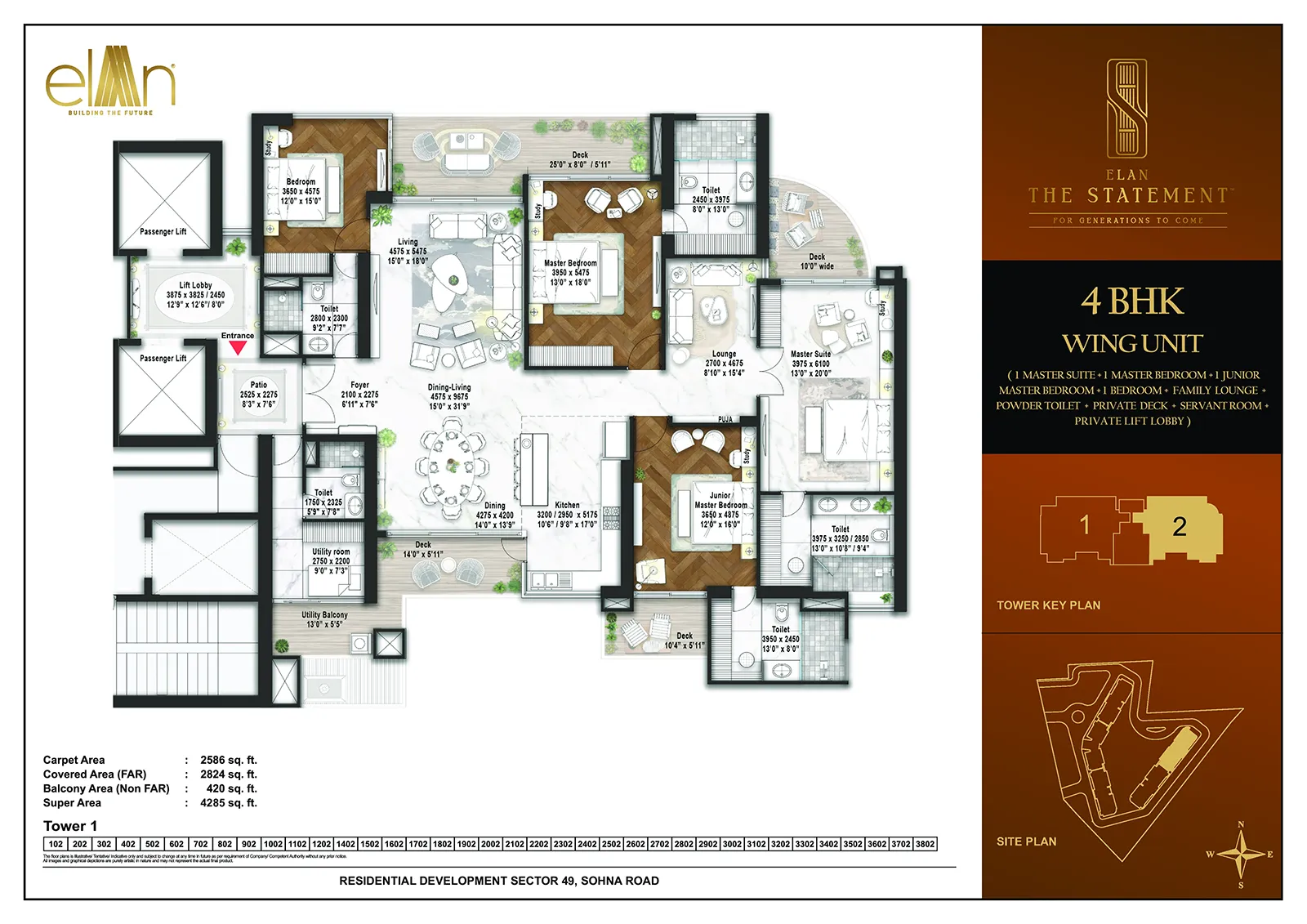 Elan Statement Floor Plan
