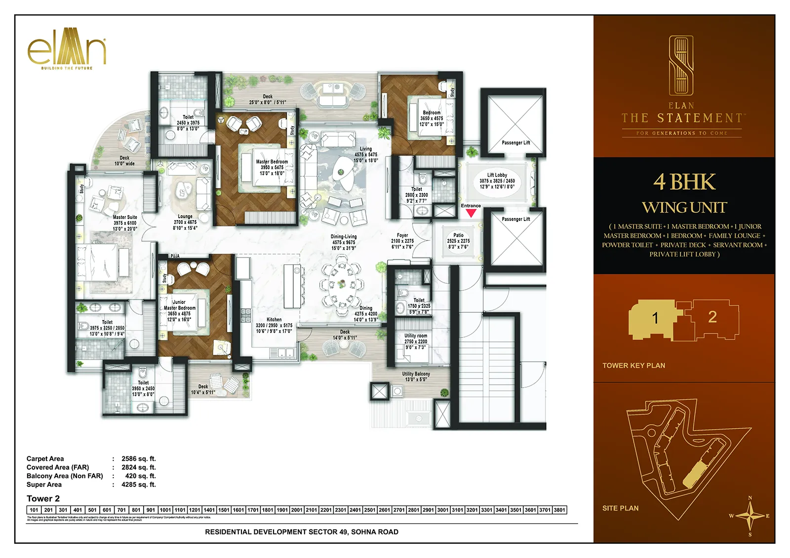 Elan Statement Floor Plan